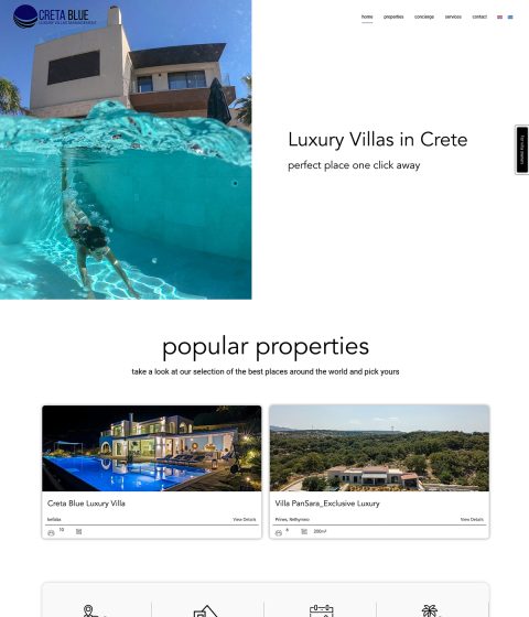 Creta Blue – Luxury Villas Management